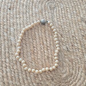 Vintage Cream Pearl Necklace